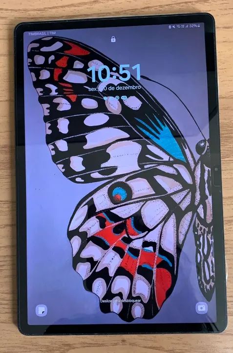 Tablet Samsung Galaxy S7 FE 4G 128GB Android 11 Tela de 12,4", Preto