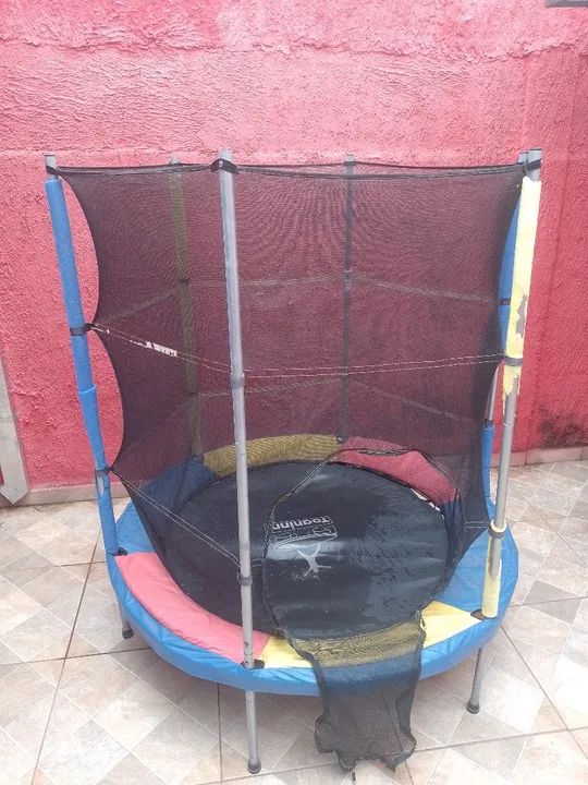 Pula pula  Infantil com Rede de Proteção