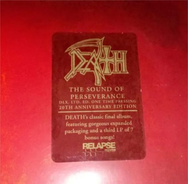 Death - The Sound Of Perseverance - Vinil Triplo 20th Anniversary - Foto 5