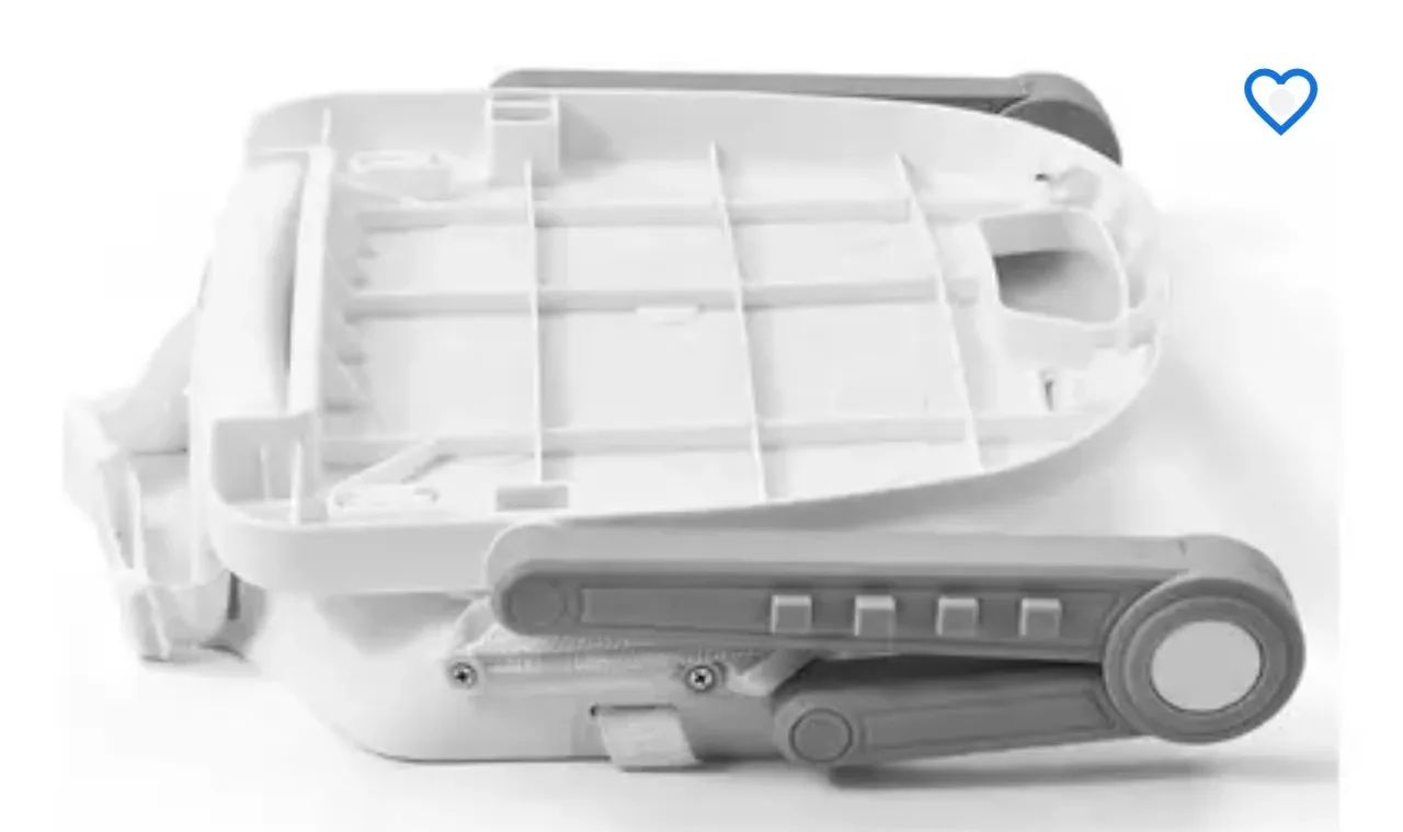 Cadeira De Alimentação 3 Em 1 Infantil Portátil Berry Cinza Multikids - Foto 3