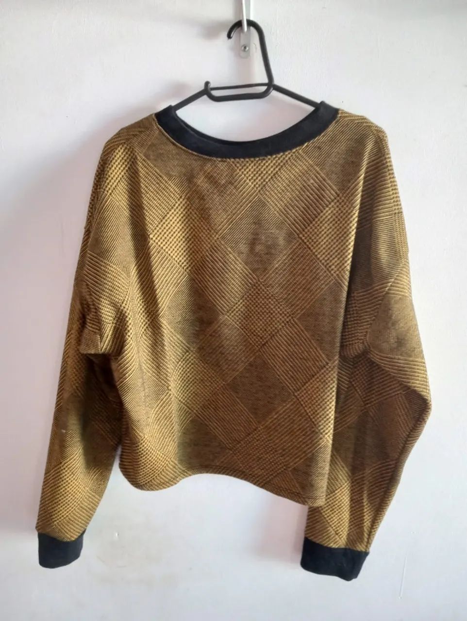 Blusa Forever 21 Preta e Amarela Tamanho M