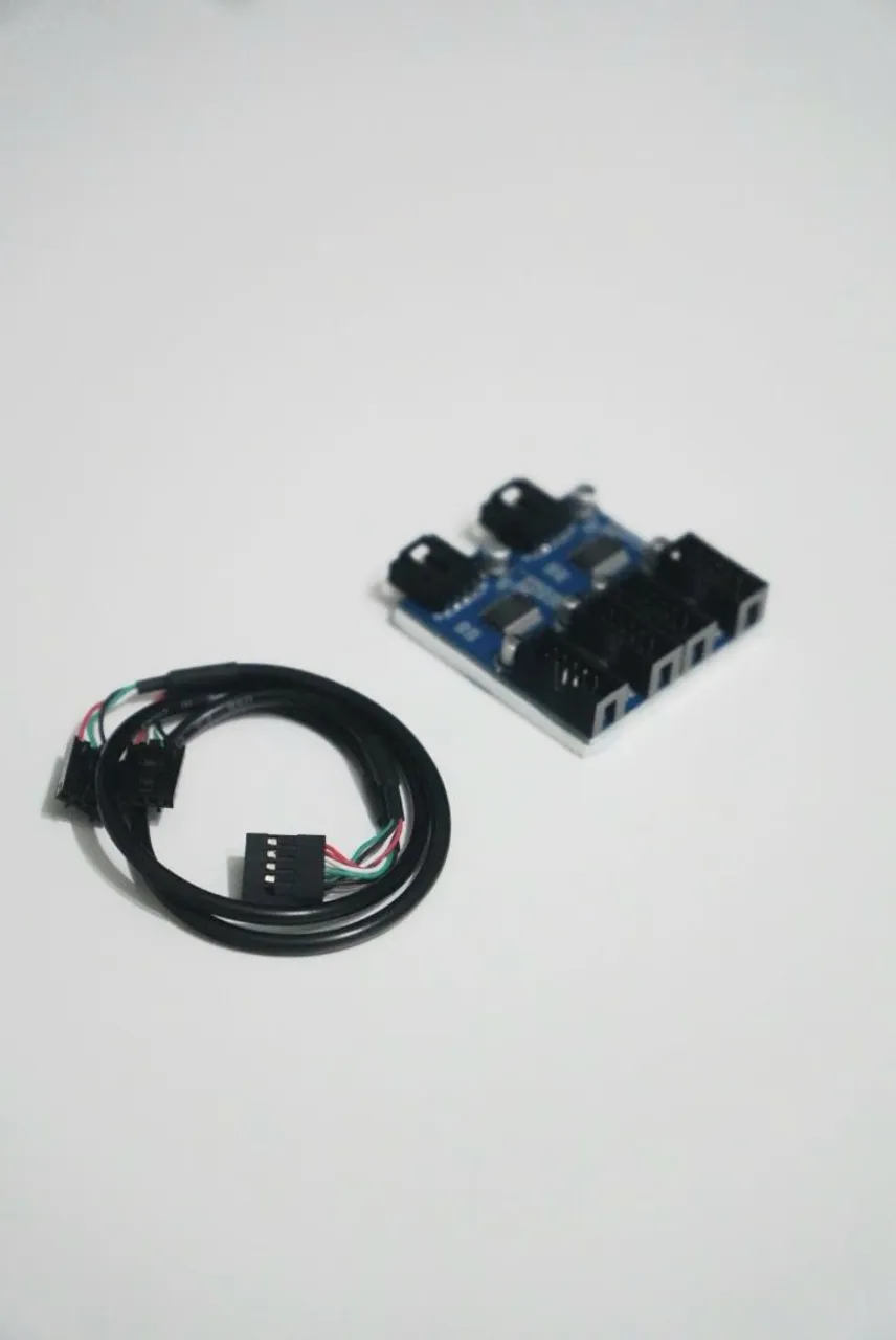 Hub Expansor de Porta USB 3.0 para Placas-mãe Azul
