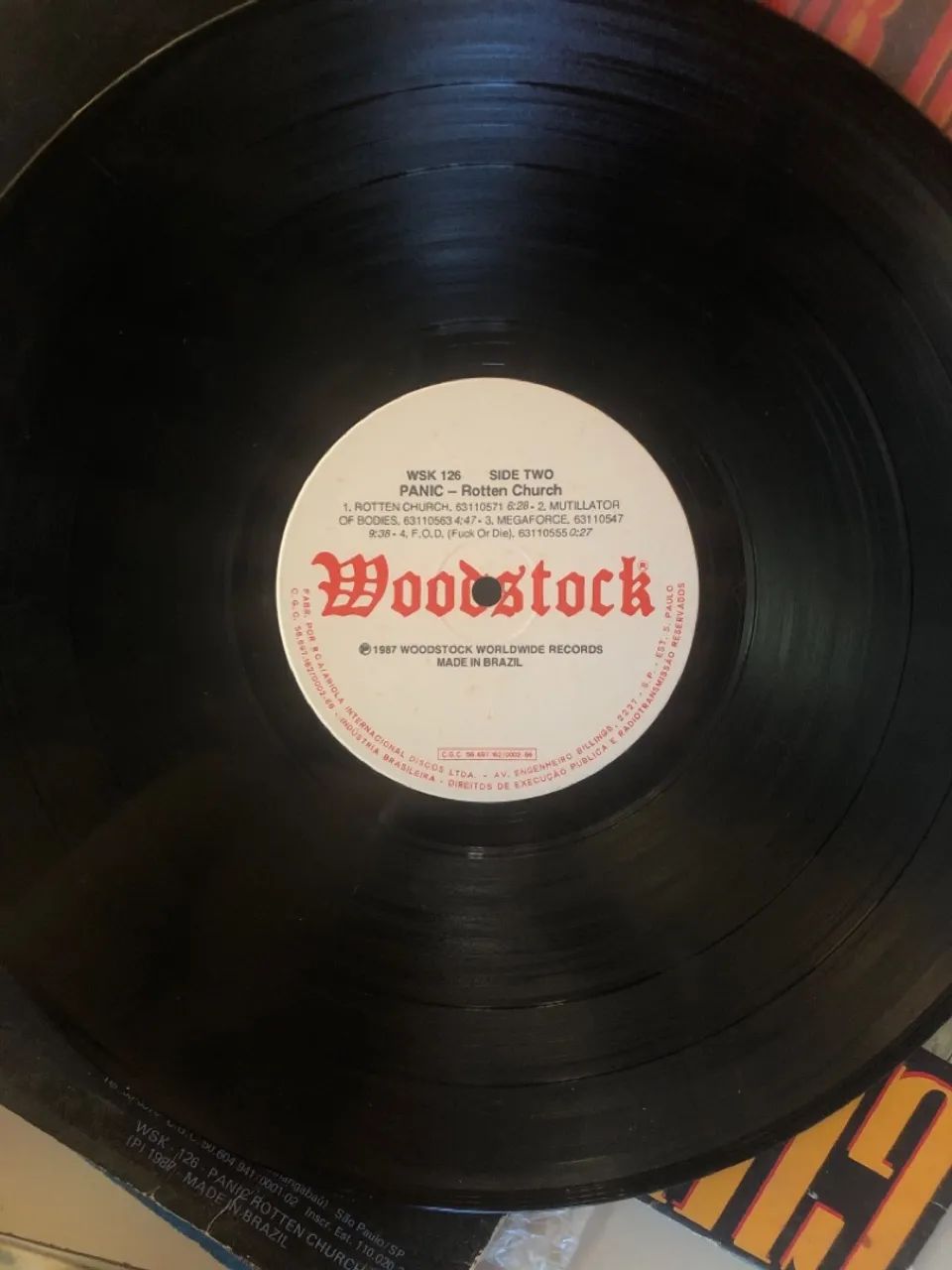 Panic - rotten church vinil 1987 - Foto 3