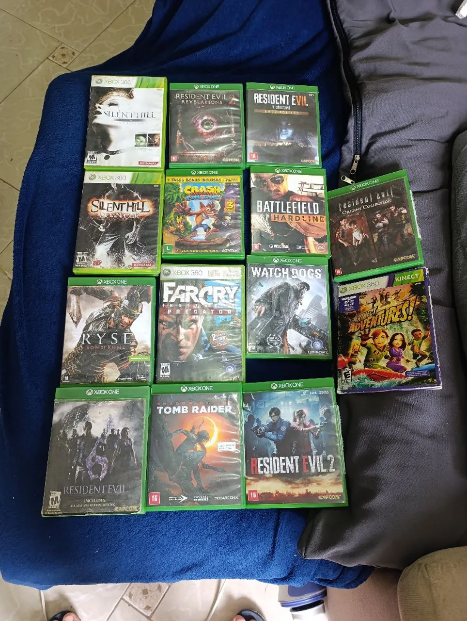 Coleção de Jogos de Xbox 360 e Xbox One