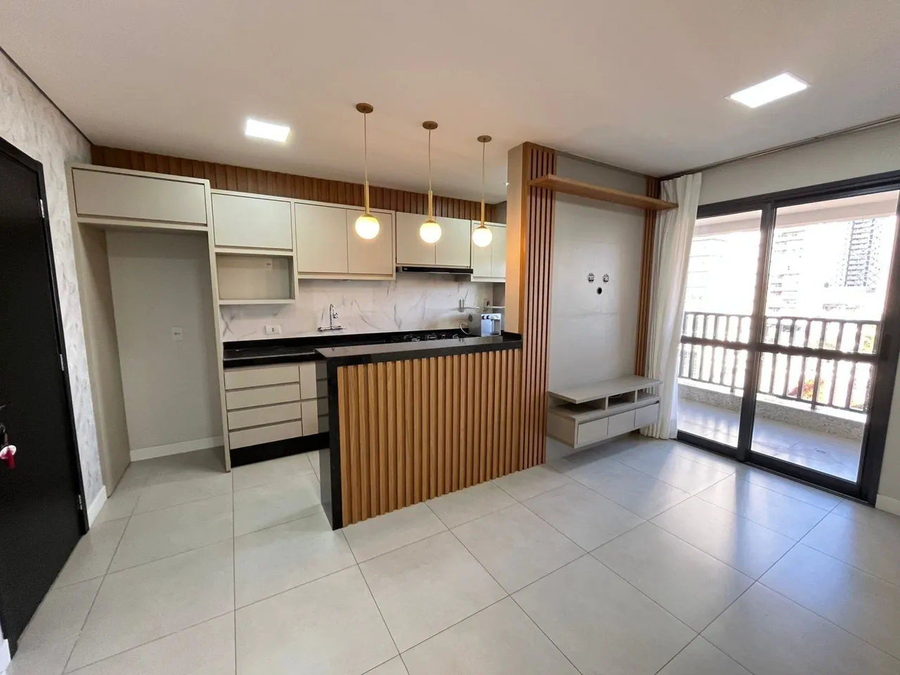 FREEDOM PALHANO - Apartamento mobiliado com churrasqueira na sacada, 3 quartos, 1 box com 