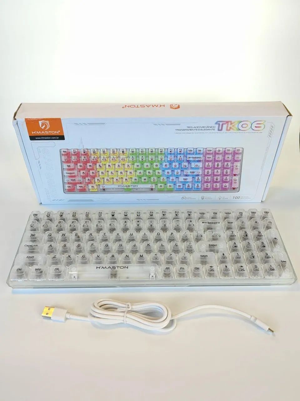 Teclado Mecânico H'MASTON TKO6 RGB