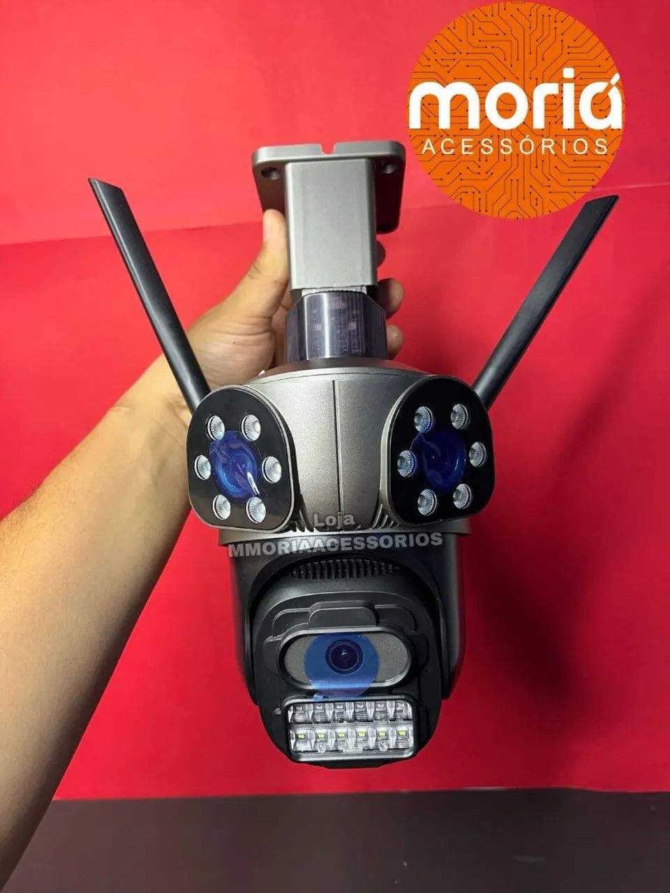 Câmera Wifi Ip66 Full Hd 3 Lentes Icsee Com Áudio Detecção Movimento  - Foto 2