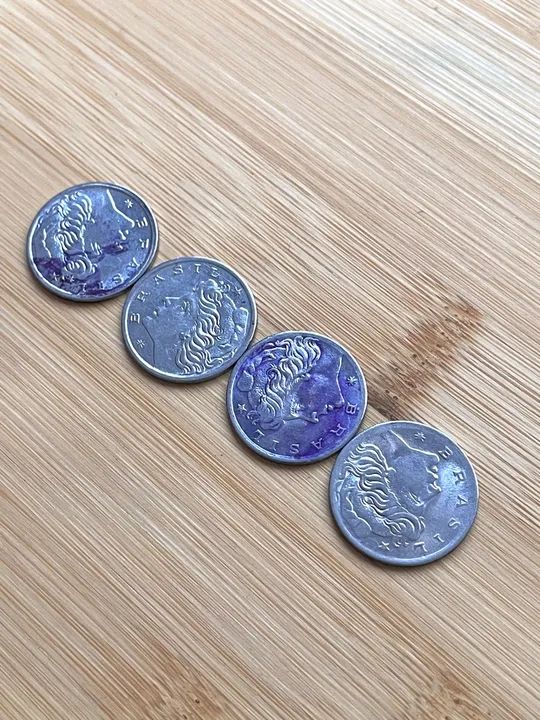 Moeda 5 centavos 1969 MBC  - Foto 3