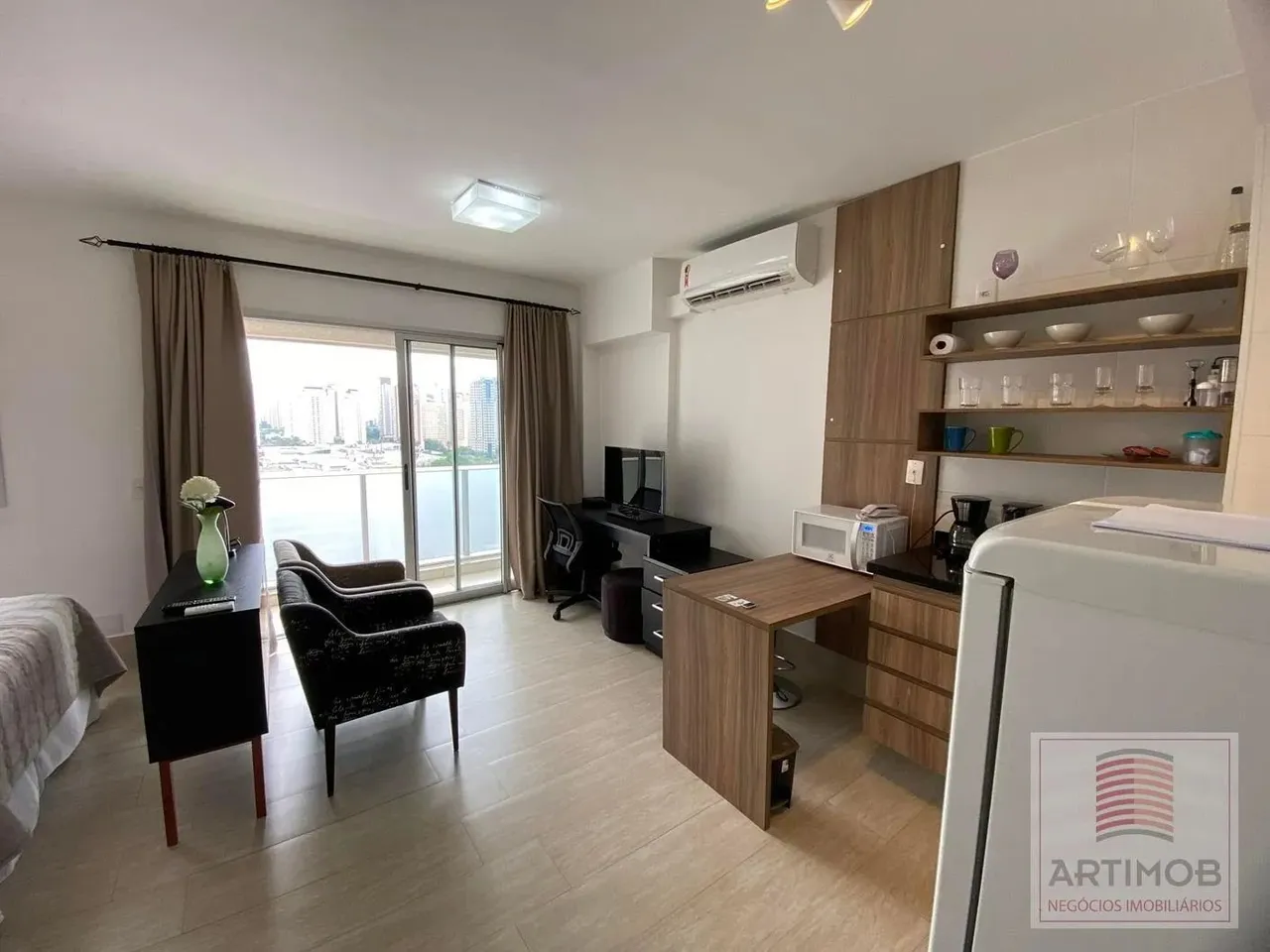 Apartamento Studio em Chácara Santo Antônio (Zona Sul) - São Paulo