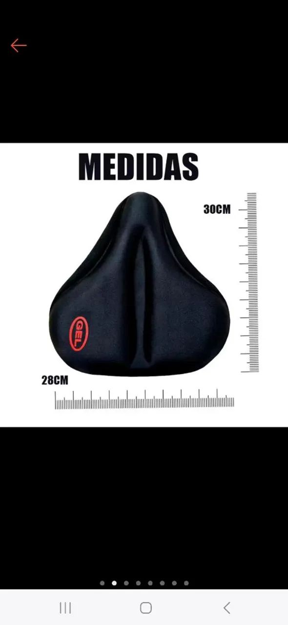Capa de Selim em Gel para bancos largos Ergométrica Spinning. - Foto 2
