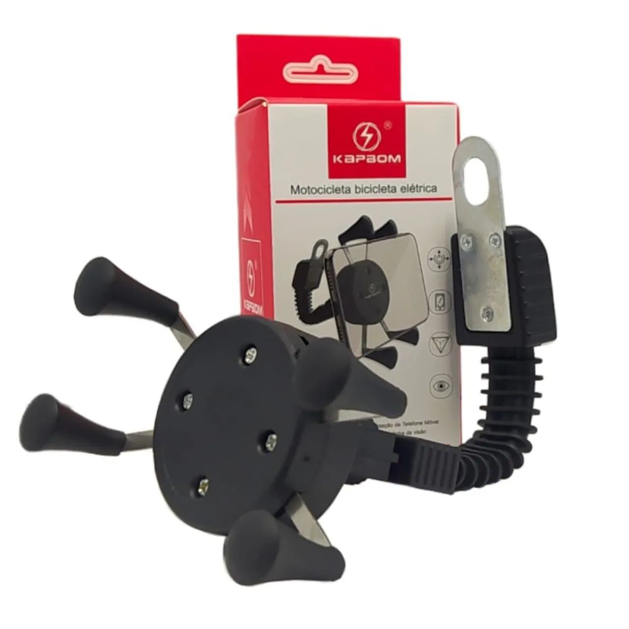 Suporte de Celular para Moto Garra em Formato de X KAPBOM KA-C023