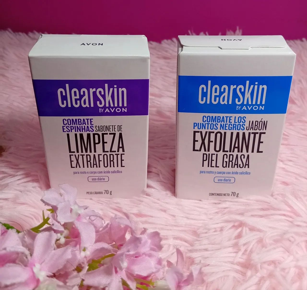 Sabonete Clearskin Avon - Limpeza Extraforte e Exfoliante