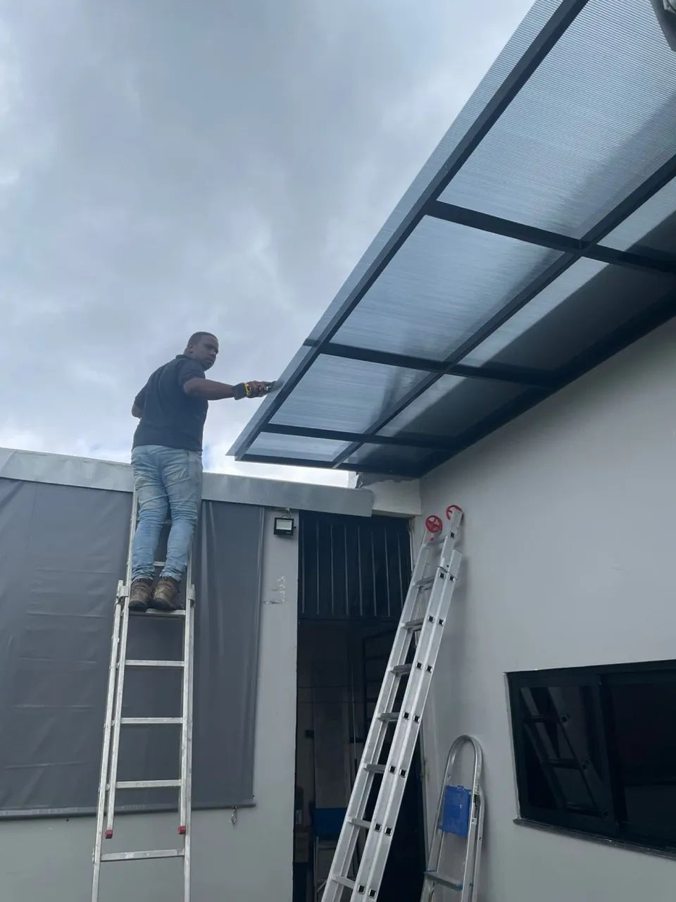 Estrutura Metálica Reforçada - Ideal para Galpão, Cobertura ou Mezanino - Foto 2