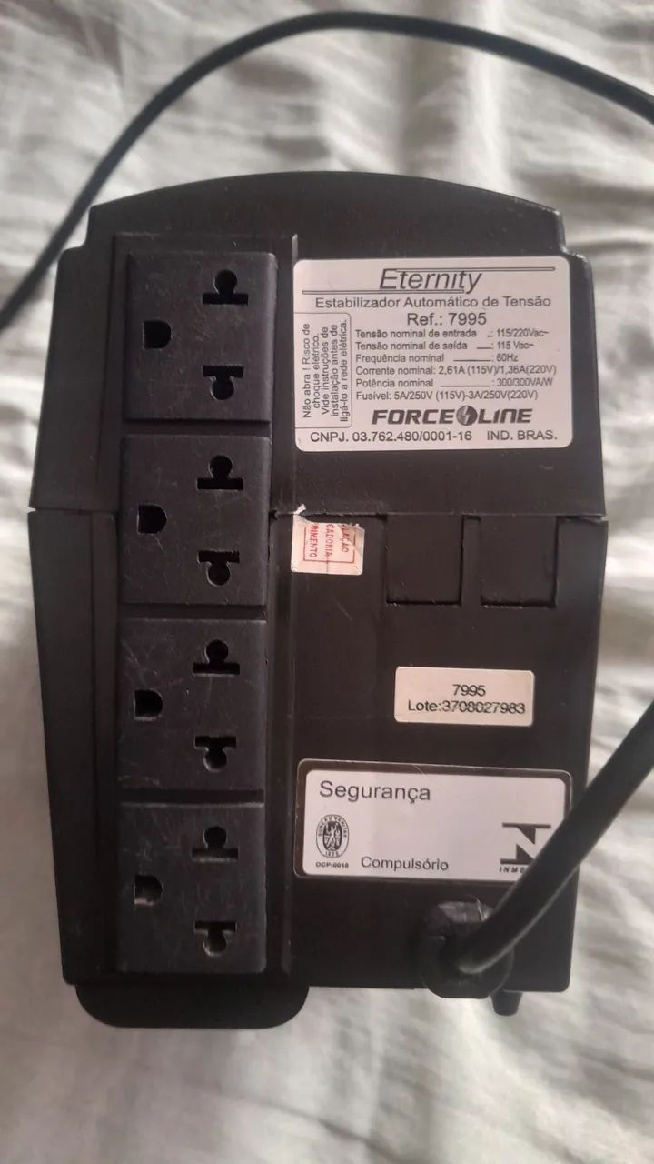 Estabilizador Force Line Eternity 600VA - Foto 3