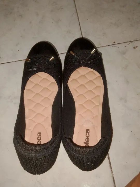 Sapatilhas Moleca Feminina Preta - Foto 3