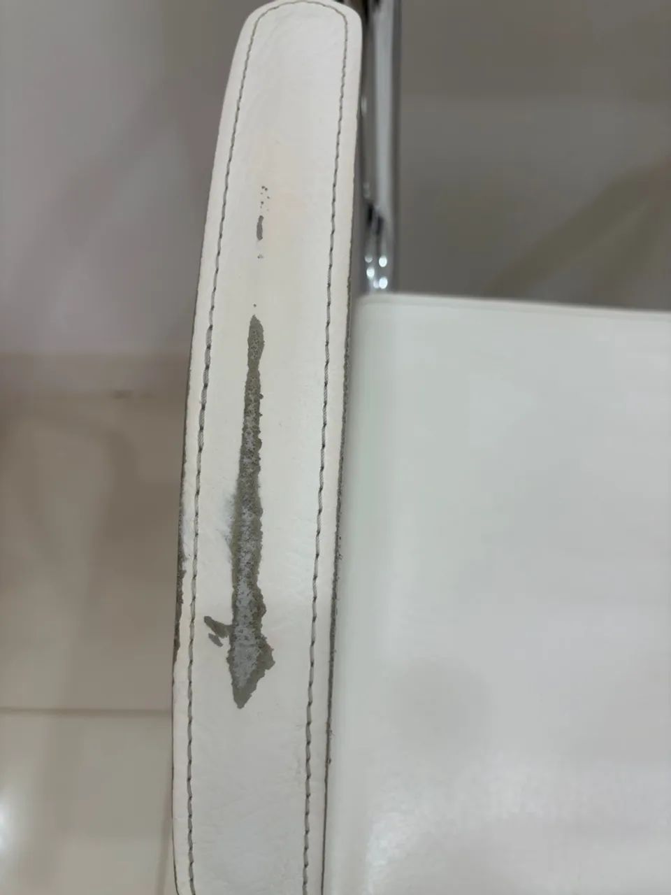Cadeira de Escritório Giratória Branca - Foto 2