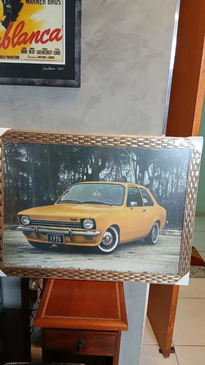 Quadro de carro clássico