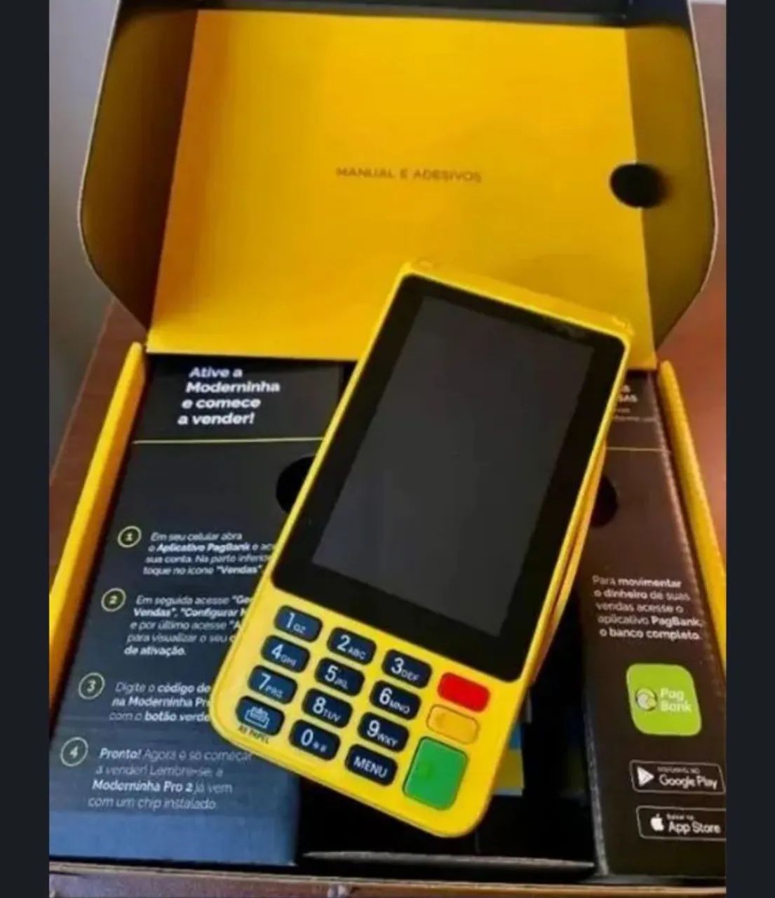 Máquina de cartão da PagSeguro 