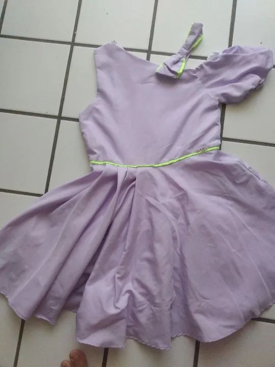 Vestido lilás infantil  - Foto 2