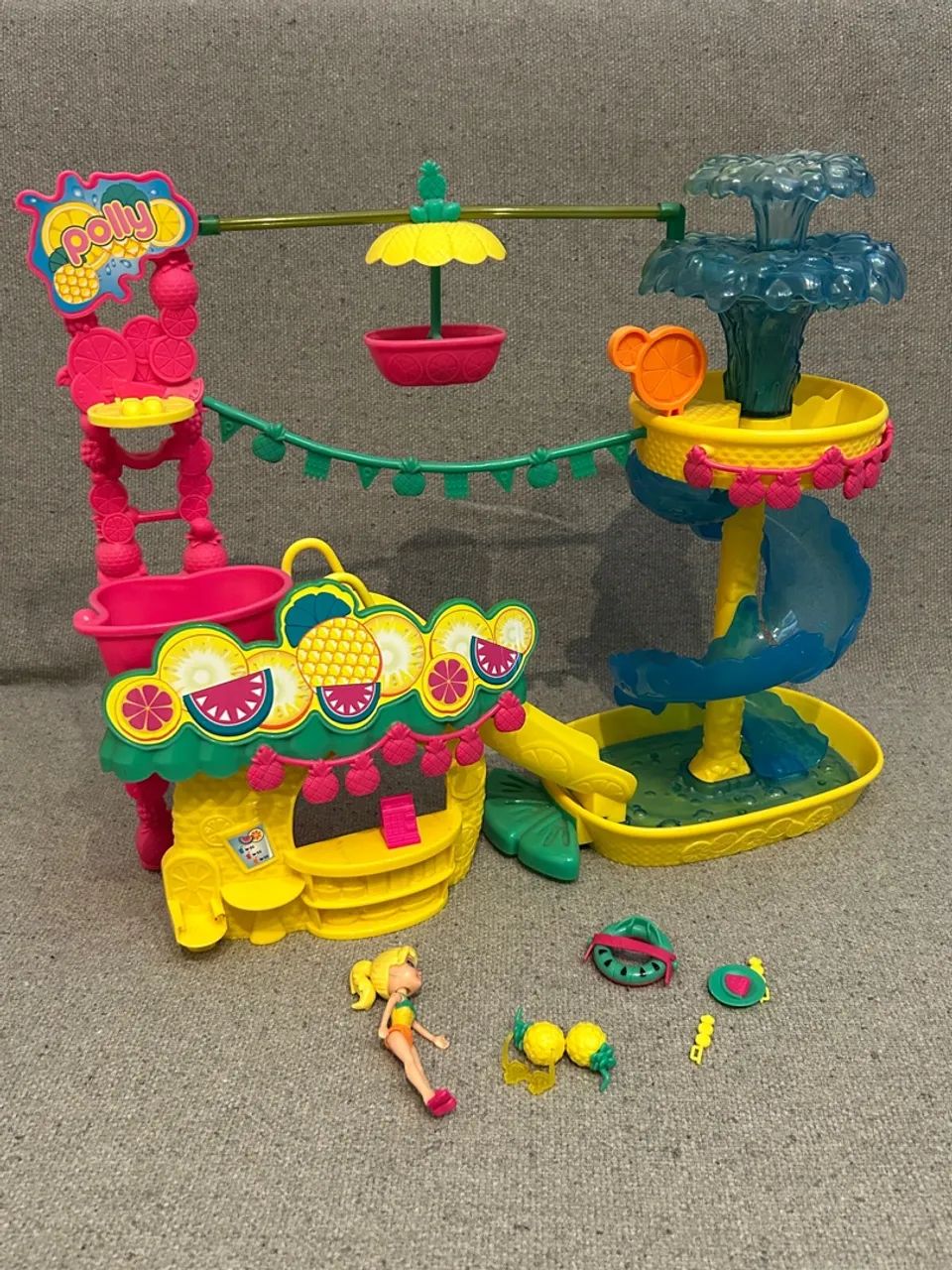 Dolls Polly Pocket Bolsa De PiÃ±a Carro Nueva Mochila De Polly - Main Image