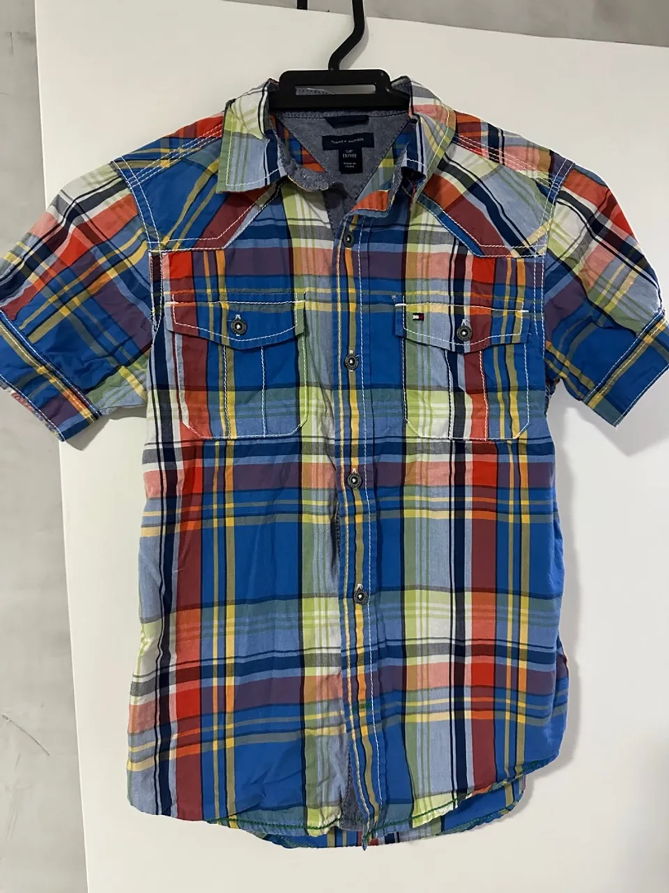 Camisa Infantil Tommy Hilfiger Xadrez