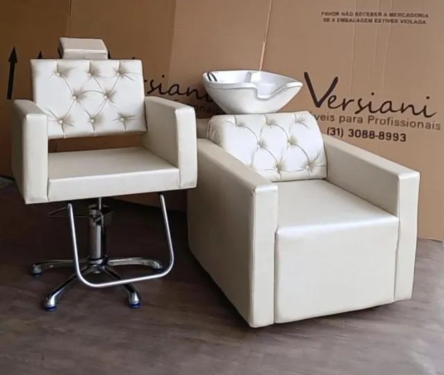 Móveis para salão Lavatório e Cadeira Luxo   - Foto 2