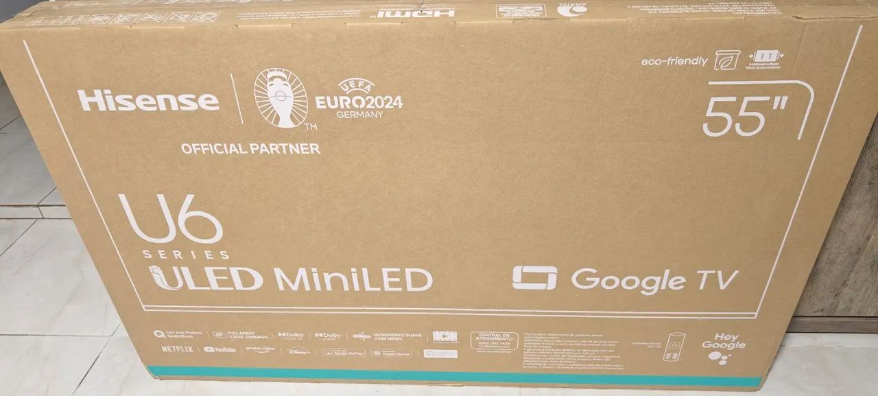 TV 55 polegadas Miniled hisense 64418593254401120