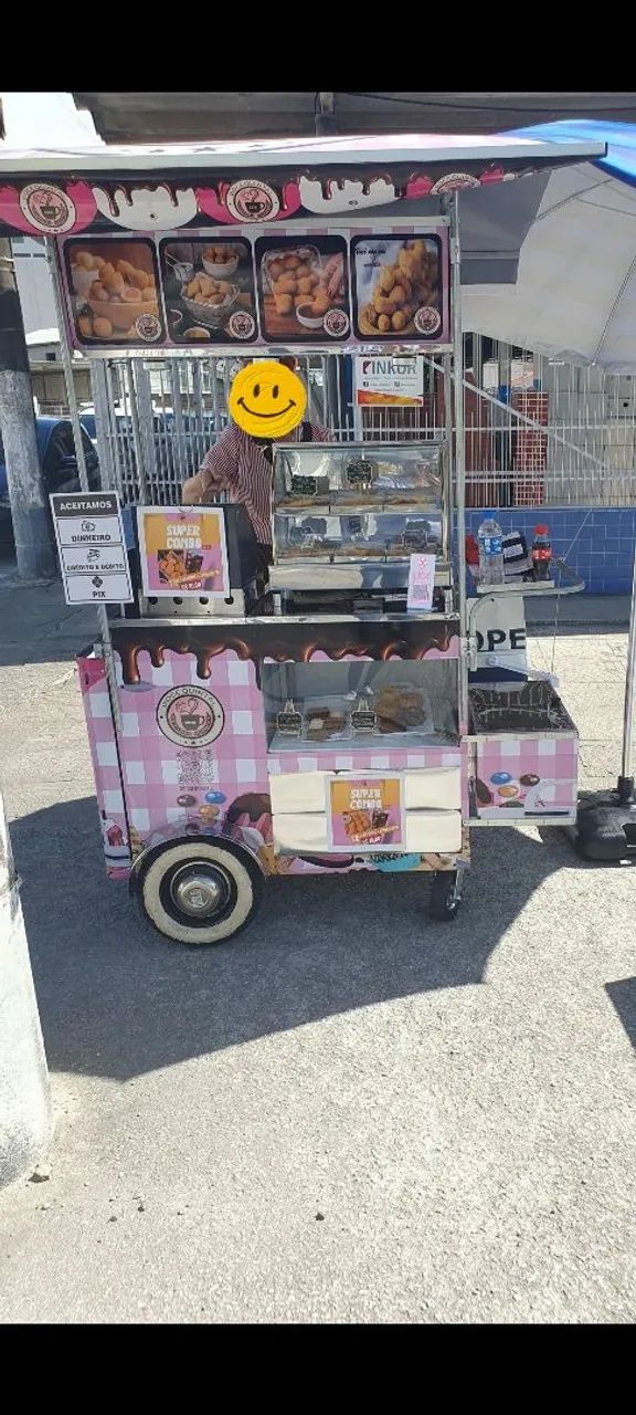 Carrinho Food Kombi para venda de Pastel, Salgados e Batatas Completo? - Foto 4
