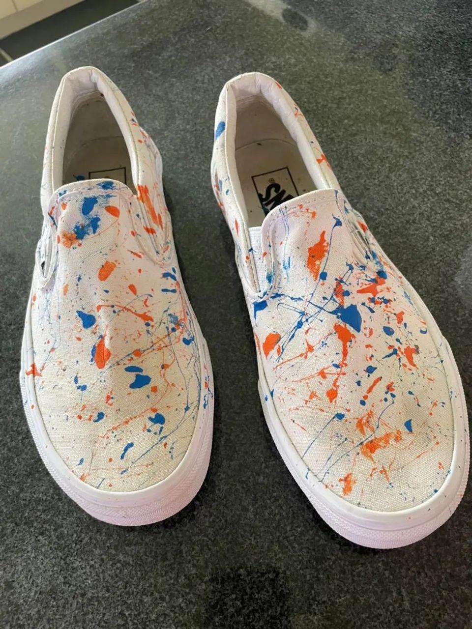 Tênis Vans Sem Cadarço Tamanho 36/37 Customizado  - Foto 3
