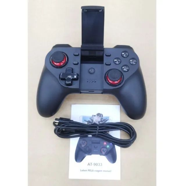 Controle De Joystick Bluetooth Sem Fio Com Suporte Para Celular Android Ios / Smart Tv alt - Foto 2