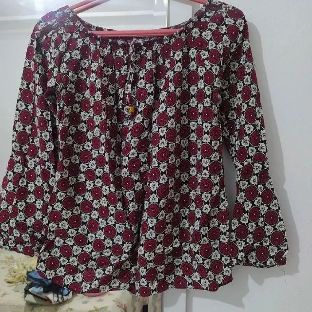 blusinha ciganinha red