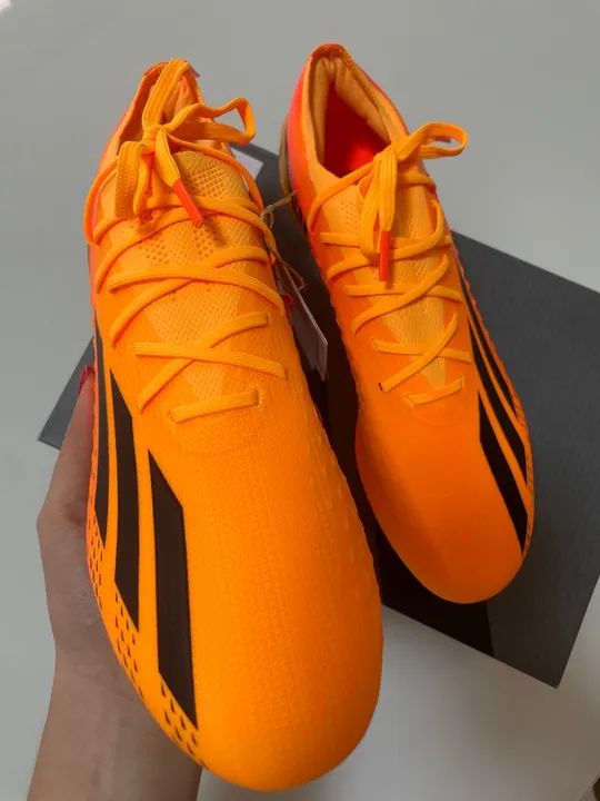 Chuteiras Adidas X Speedflow.1 - Laranja - Foto 2