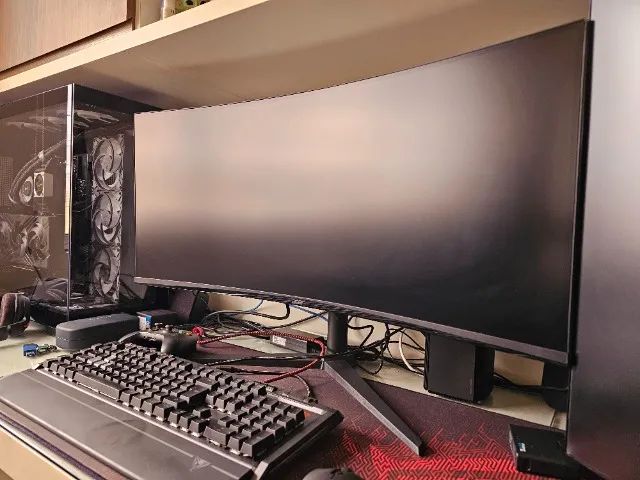 Monitor Acer Nitro 34 XZ342CU ultrawide QHD 180hz curvo - novíssimo, nfe e garantia - Foto 3