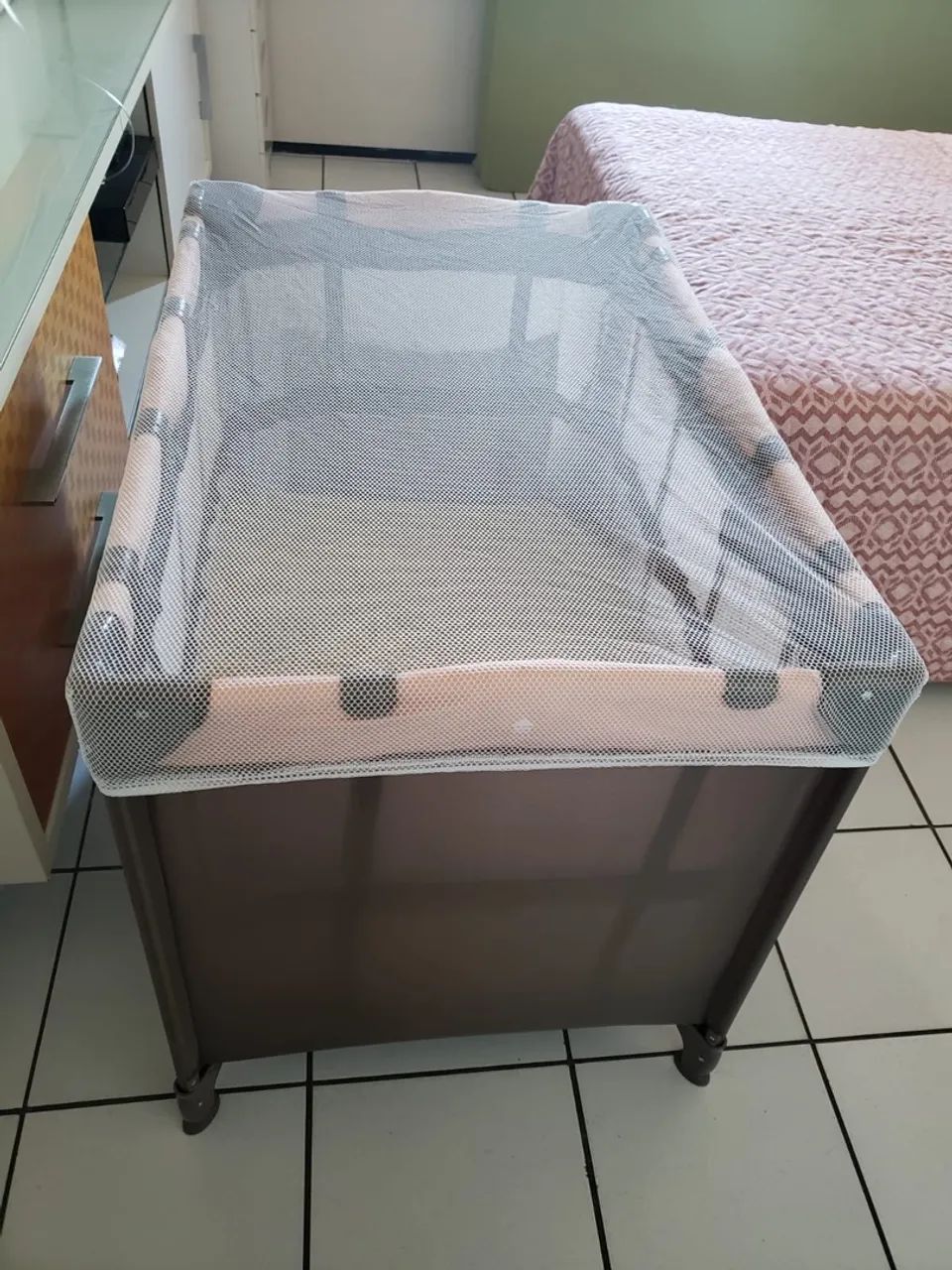 Berço Portátil Galzerano com colchão Ortobom  