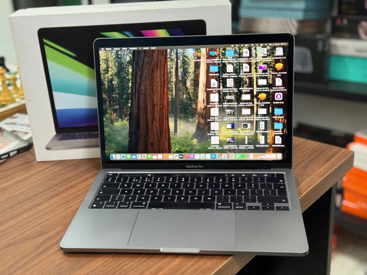 MacBook Pro 13 M1 1TB 16GB custom KO PT-BR