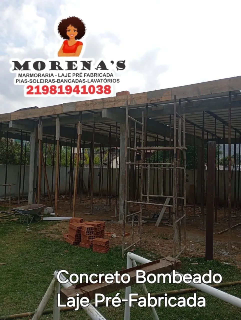 Concreto Bombeado e Laje Pré-Fabricada