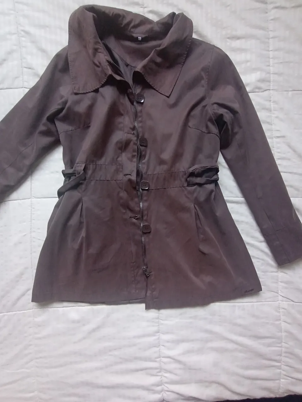 Casaco Feminino Marrom Elegante