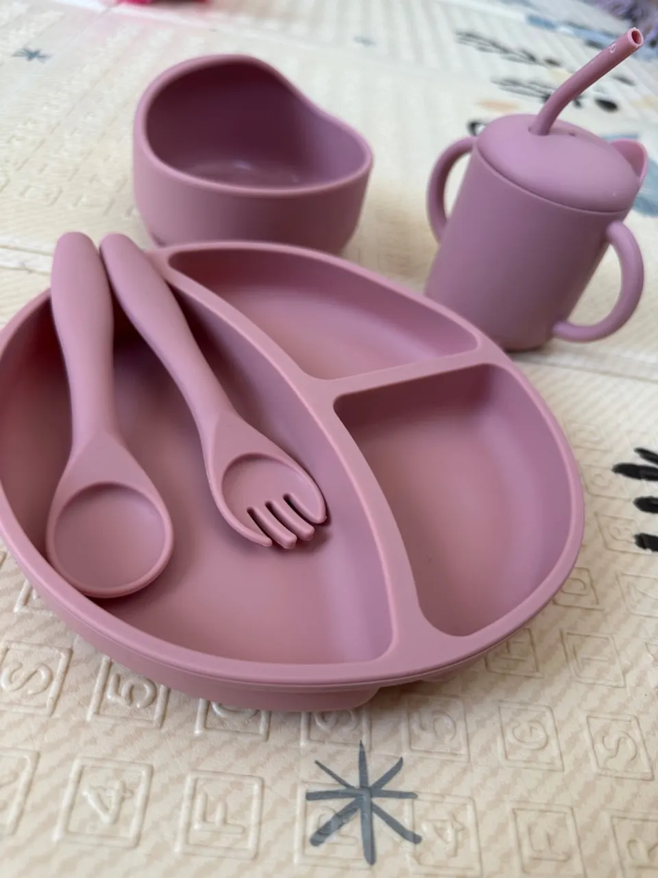 Kit Alimentação Infantil de Silicone