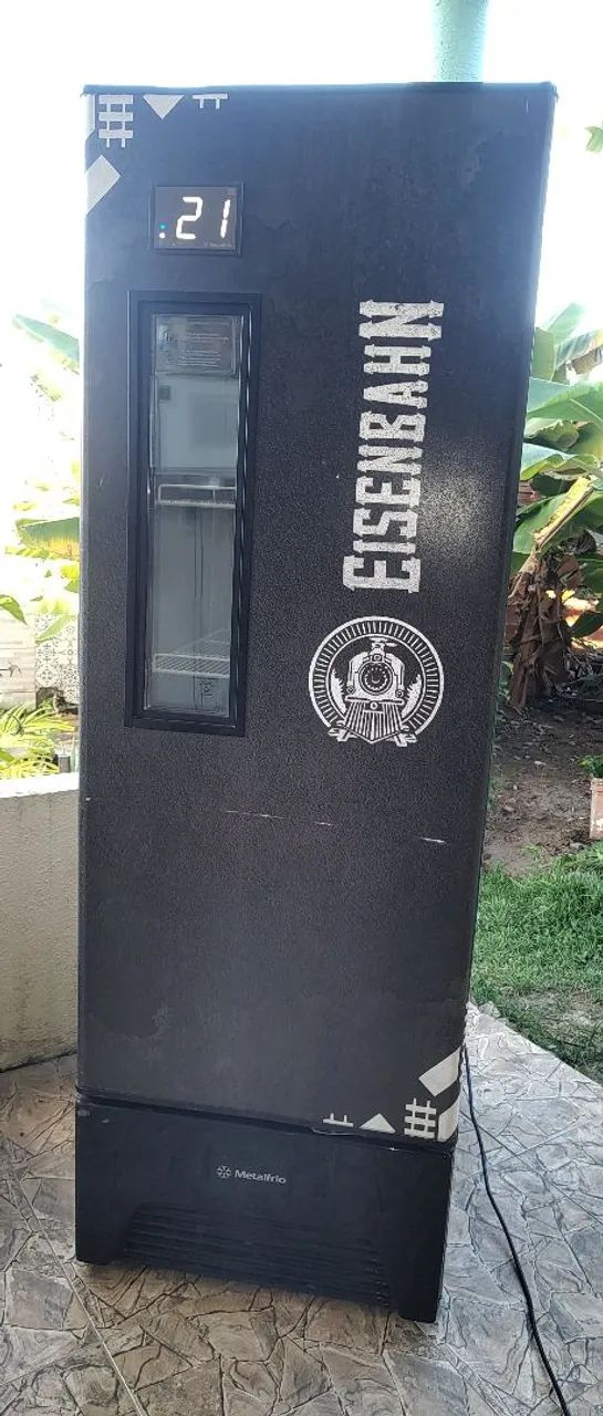 freezer cervejeiro metalfrio eisenbahn 220V super conservado  - Foto 5