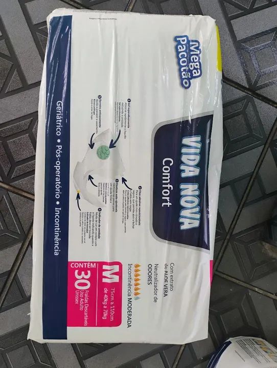 Fralda geriátrica (2 pacotes) - Foto 2