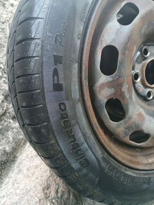 Pneus aro 15 195/55 furação 5x100 - Foto 5