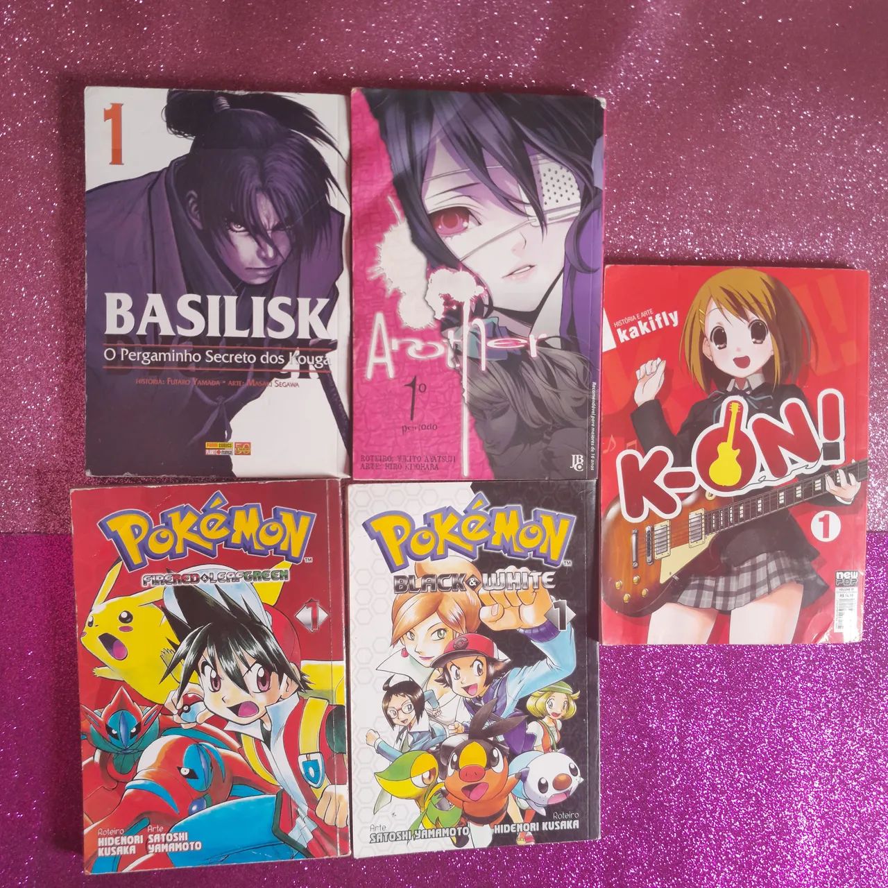 Kit Mangas Basilisk Another Adventures e Black & White ATENÇÃO (POKÉMON VENDIDOS)