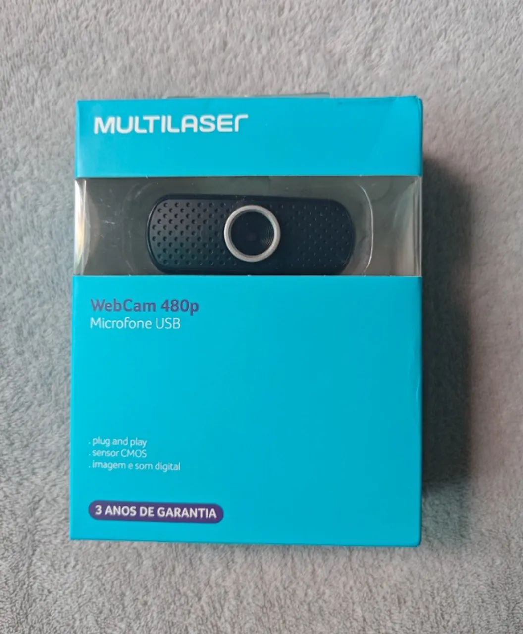 Webcam Multilaser Wc051 Sd 30fps 480p Preto - Foto 3