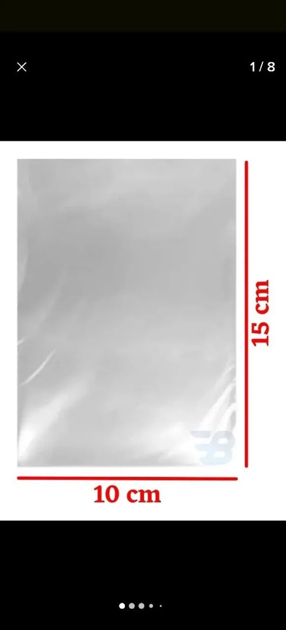 Saco Plástico 10x15 Transparente - Foto 3