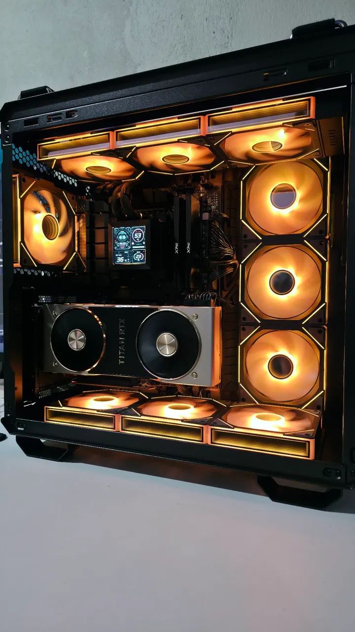 Pc Gamer, IA ou programadores, Ryzen 7 X3D AM5, 32GB DDR5, RTX TITAN 24GB, NVME 1TB 4.0 - Foto 4