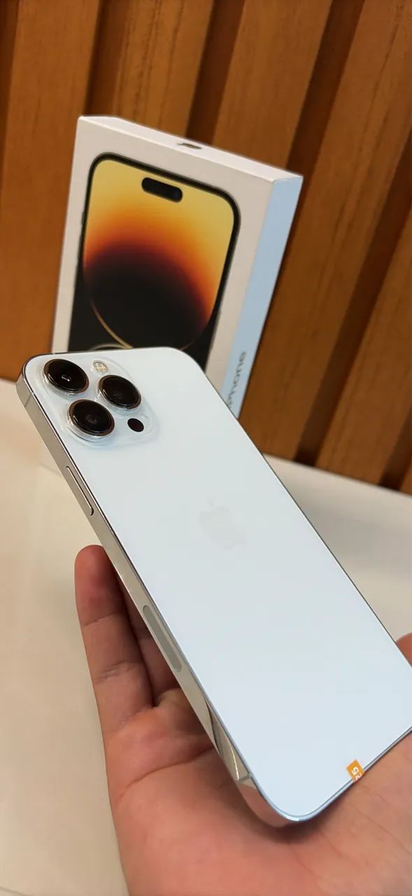 iPhone 13 Pro Max 128GB 89% bateria branco - Celulares e