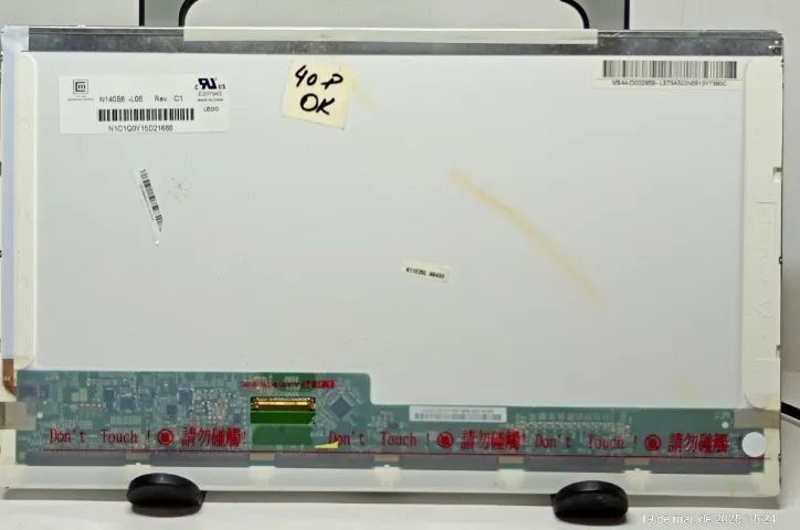 Tela 14.0" LED N140B6-L08 REV C1 Para Notebook - Foto 2