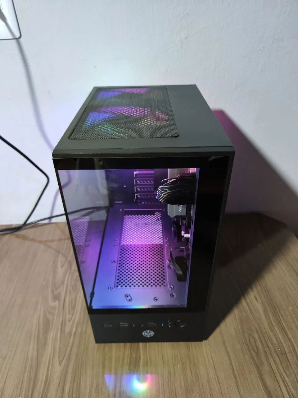 (Novo) Pc Gamer Ryzen 5 5600GT / A520m / 2x8gb 3200mhz / Nvme 1024Gb - Foto 2