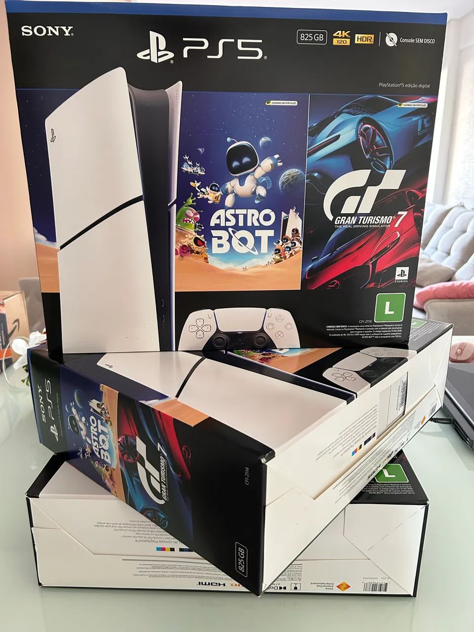 PLAYSTATION 5 SLIM - Lacrado (2 jogos) PS5
