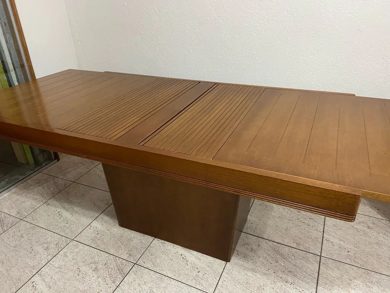 Mesa de Jantar em Madeira Maciça extensiva 